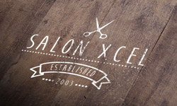 Salon Xcel logo design